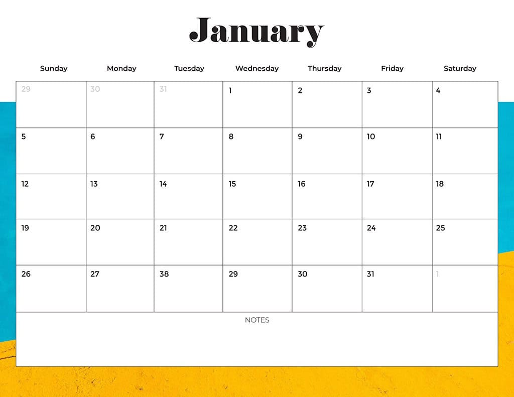Free 2025 calendars — 80 beautiful u0026 printable options for you!
