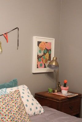 Oh So Lovely Blog guest room home tour, DIY updated night stand