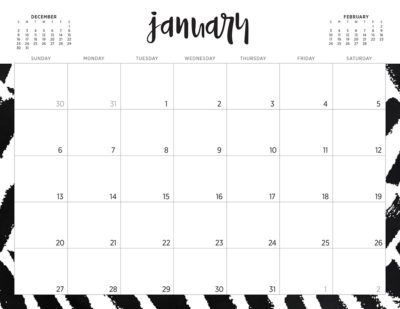 Free 2019 printable calendars - 46 designs to choose from!