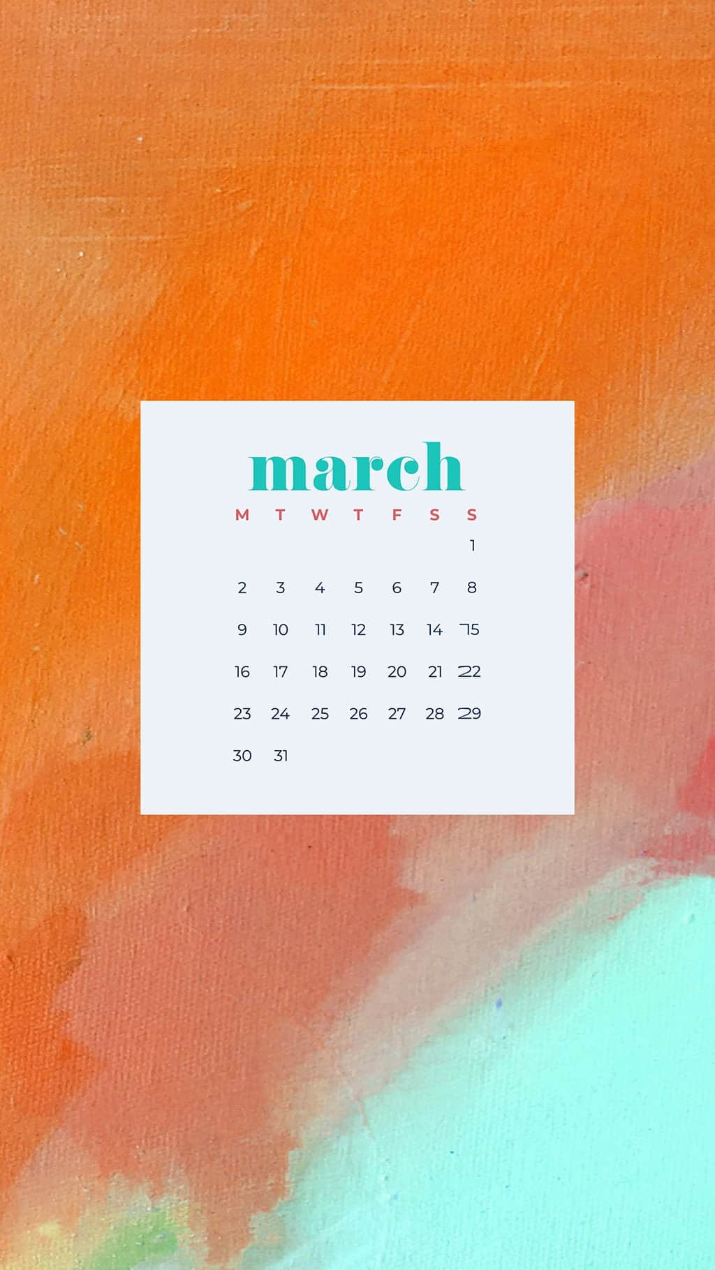 FREE March wallpapers — fresh and springy! Download your faves today.