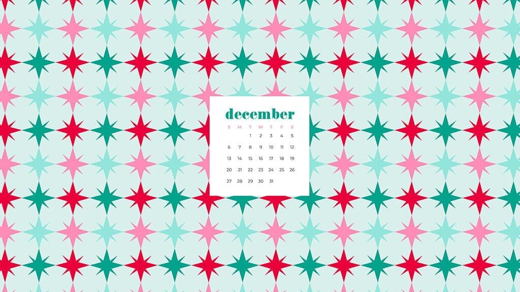 December 2020 calendar wallpapers - 41 FREE designs to choose from!