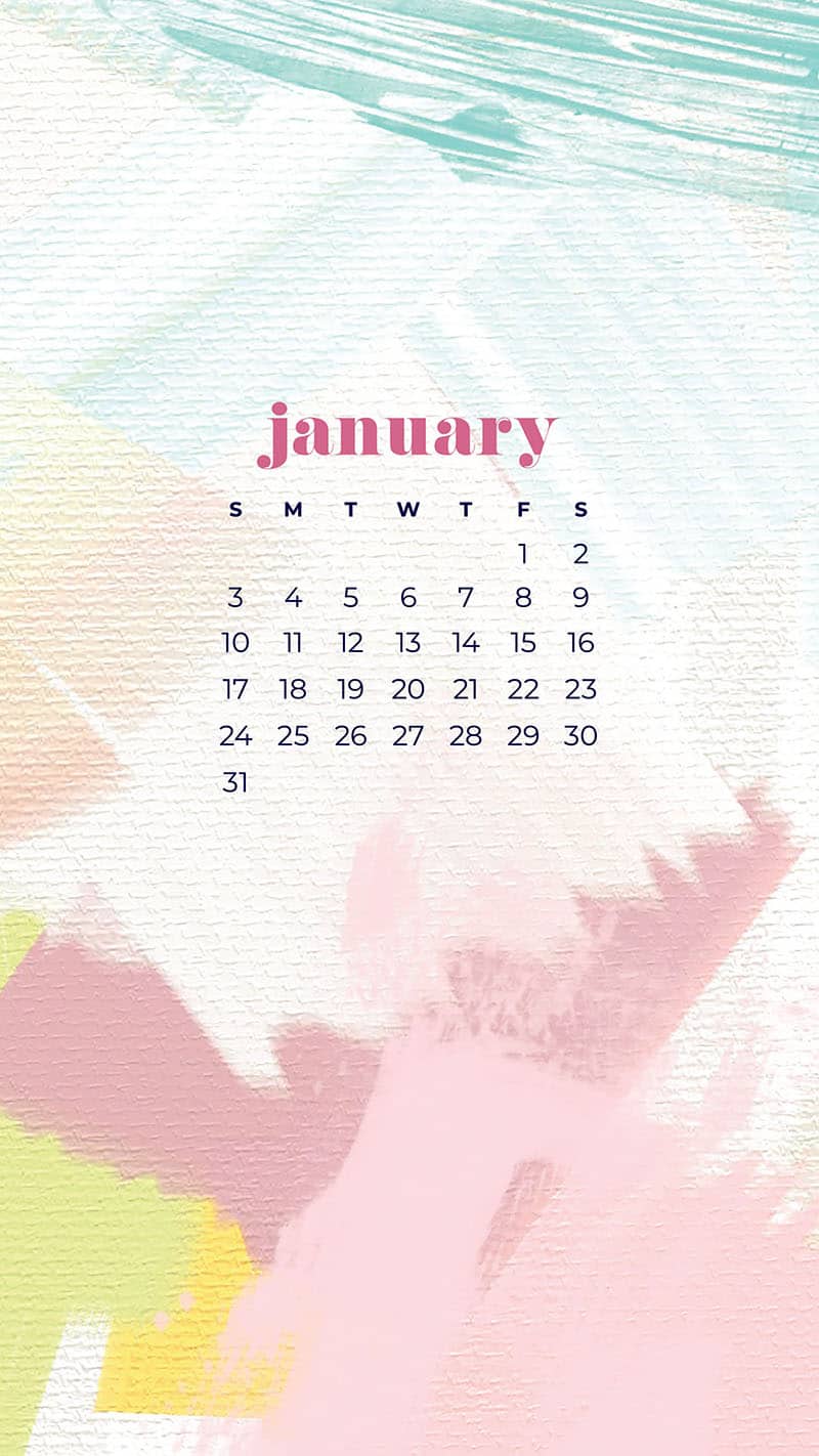 January 2021 calendar wallpapers – 30 FREE designs to choose from!