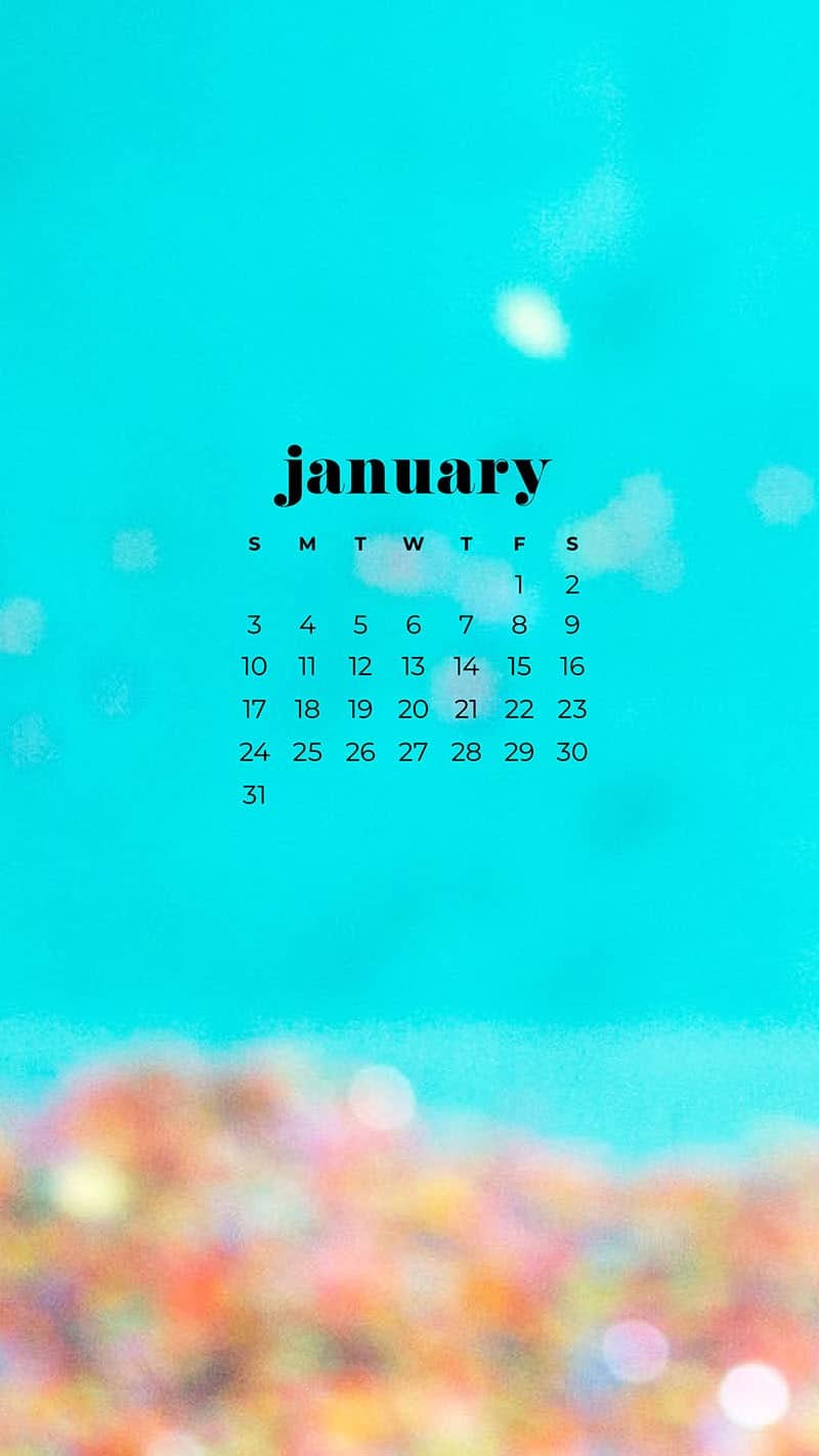 January 2021 calendar wallpapers – 30 FREE designs to choose from!