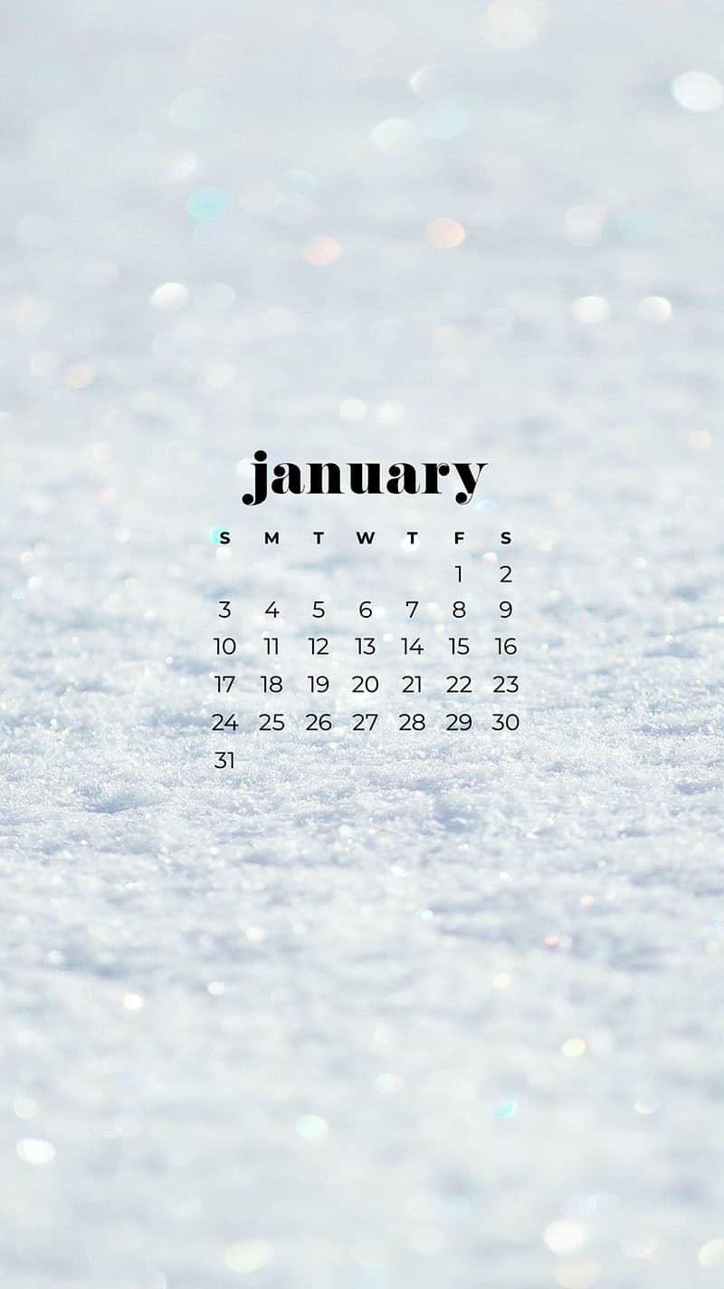 January 2021 calendar wallpapers – 30 FREE designs to choose from!