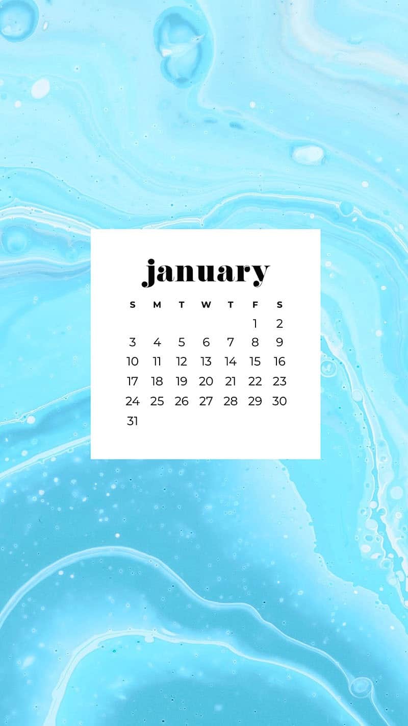 January 2021 calendar wallpapers – 30 FREE designs to choose from!