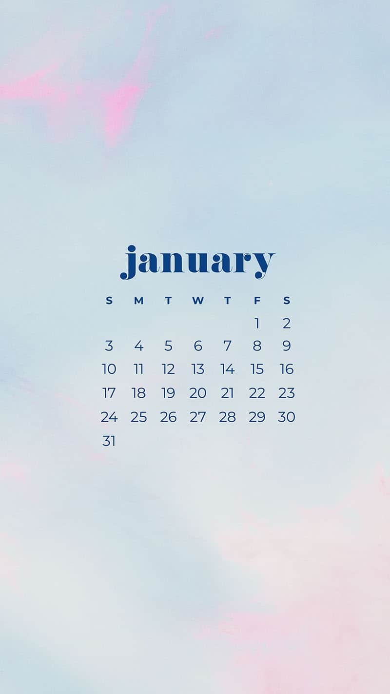 January 2021 calendar wallpapers – 30 FREE designs to choose from!